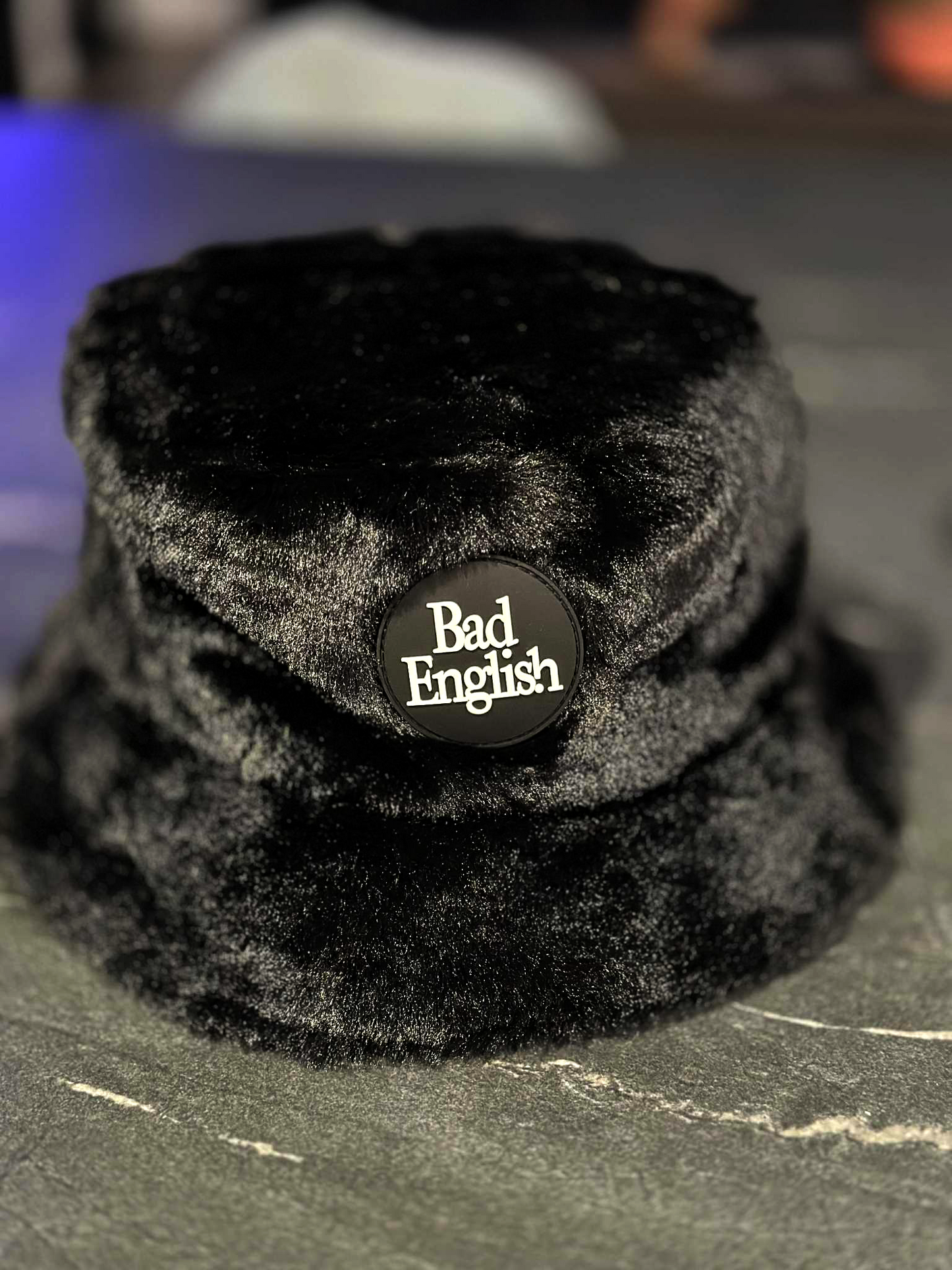 Hot Fuzz Black Bucket Hat