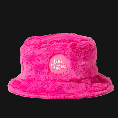 Hot Fuzz Pink Bucket Hat