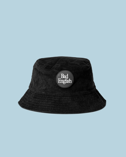 Black Cord Bucket Hat