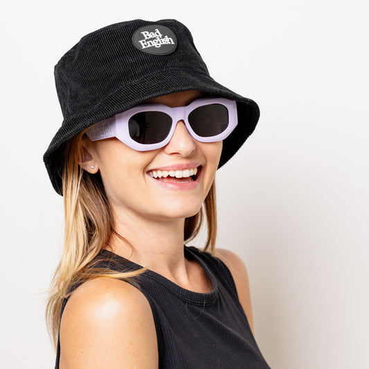 Black Cord Bucket Hat